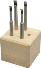 Everede Tool - 7/32" Min Diam Smallest Bar, 3/8" Min Diam Largest Bar, Carbide Indexable Boring Bar Set - 1-7/16, 1-5/8, 1-3/4, 6" Max Bore Depth - USA Tool & Supply