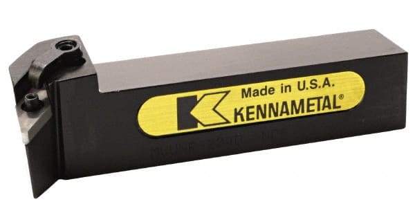 Kennametal - MVUN, Left Hand Cut, 3° Lead Angle, 1-1/4" Shank Height x 1-1/4" Shank Width, Negative Rake Indexable Turning Toolholder - 6" OAL, VN..43. Insert Compatibility, Series Kenloc - USA Tool & Supply