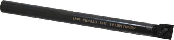 Kennametal - 23.62mm Min Bore Diam, 10" OAL, 3/4" Shank Diam, A-CTFP Indexable Boring Bar - TP.. Insert, Clamp Holding Method - USA Tool & Supply