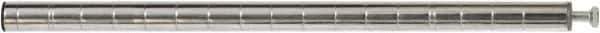 Eagle MHC - 1" Wide, 18 High, Open Shelving Accessory/Component - Stainless Steel, Stainless Steel Finish, Use with Eagle MHC Shelving - USA Tool & Supply