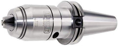 Albrecht - CAT50, 1/32 to 5/8" Capacity, Steel Integral Shank Drill Chuck - Keyed, Taper Shank, 1.97" Sleeve Diam, 3.31" Open Length - Exact Industrial Supply