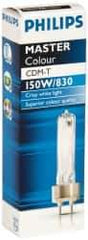 Philips - 150 Watt High Intensity Discharge Commercial/Industrial 2 Pin Lamp - 3,000°K Color Temp, 14,000 Lumens, T6, 12,000 hr Avg Life - USA Tool & Supply