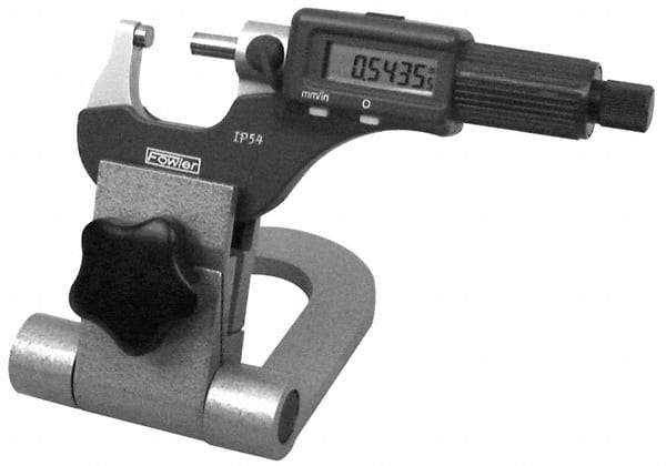 Fowler - Micrometer Stand - Use with Any Micrometer - USA Tool & Supply