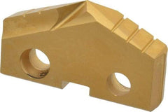 Allied Machine and Engineering - 1-13/32" Diam x 1/4" Thick, Seat Code 3, 132° Included Angle Spade Drill Insert - TiN Coated, Cobalt, Series GEN2 T-A - USA Tool & Supply