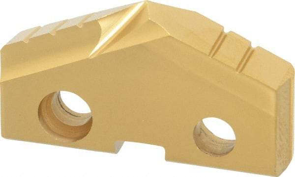 Allied Machine and Engineering - 1-7/16" Diam x 1/4" Thick, Seat Code 3, 132° Included Angle Spade Drill Insert - TiN Coated, Cobalt, Series GEN2 T-A - USA Tool & Supply