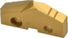 Allied Machine and Engineering - 1-17/32" Diam x 1/4" Thick, Seat Code 3, 132° Included Angle Spade Drill Insert - TiN Coated, Cobalt, Series GEN2 T-A - USA Tool & Supply