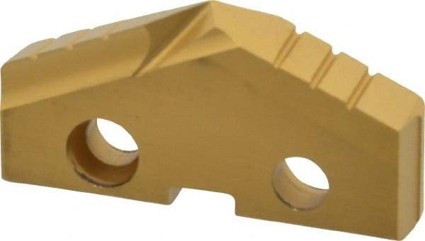 Allied Machine and Engineering - 1-9/16" Diam x 1/4" Thick, Seat Code 3, 132° Included Angle Spade Drill Insert - TiN Coated, Cobalt, Series GEN2 T-A - USA Tool & Supply