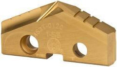 Allied Machine and Engineering - 1-5/8" Diam x 1/4" Thick, Seat Code 3, 132° Included Angle Spade Drill Insert - TiN Coated, Cobalt, Series GEN2 T-A - USA Tool & Supply