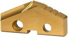 Allied Machine and Engineering - 1-21/32" Diam x 1/4" Thick, Seat Code 3, 132° Included Angle Spade Drill Insert - TiN Coated, Cobalt, Series GEN2 T-A - USA Tool & Supply