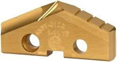 Allied Machine and Engineering - 1-11/16" Diam x 1/4" Thick, Seat Code 3, 132° Included Angle Spade Drill Insert - TiN Coated, Cobalt, Series GEN2 T-A - USA Tool & Supply