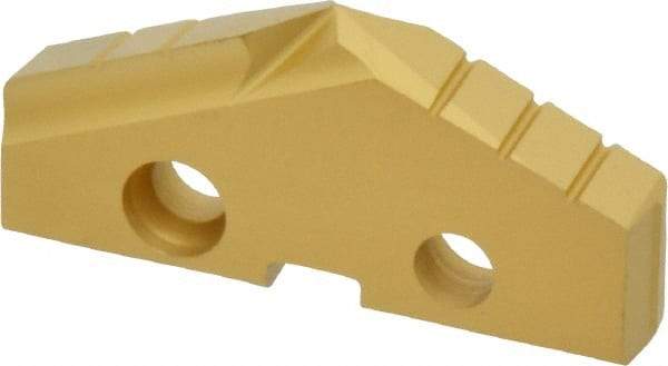 Allied Machine and Engineering - 1-23/32" Diam x 1/4" Thick, Seat Code 3, 132° Included Angle Spade Drill Insert - TiN Coated, Cobalt, Series GEN2 T-A - USA Tool & Supply