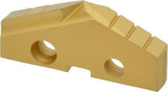Allied Machine and Engineering - 1-23/32" Diam x 1/4" Thick, Seat Code 3, 132° Included Angle Spade Drill Insert - TiN Coated, Cobalt, Series GEN2 T-A - USA Tool & Supply
