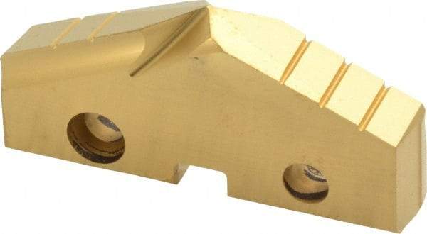 Allied Machine and Engineering - 1-15/16" Diam x 5/16" Thick, Seat Code 4, 132° Included Angle Spade Drill Insert - TiN Coated, High Speed Steel, Series GEN2 T-A - USA Tool & Supply