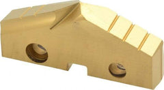 Allied Machine and Engineering - 1-15/16" Diam x 5/16" Thick, Seat Code 4, 132° Included Angle Spade Drill Insert - TiN Coated, High Speed Steel, Series GEN2 T-A - USA Tool & Supply