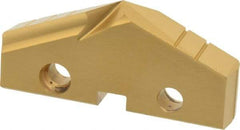 Allied Machine and Engineering - 2" Diam x 5/16" Thick, Seat Code 4, 132° Included Angle Spade Drill Insert - TiN Coated, High Speed Steel, Series GEN2 T-A - USA Tool & Supply