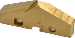 Allied Machine and Engineering - 2-1/8" Diam x 5/16" Thick, Seat Code 4, 132° Included Angle Spade Drill Insert - TiN Coated, High Speed Steel, Series GEN2 T-A - USA Tool & Supply