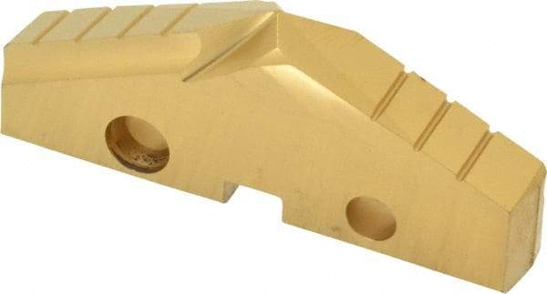 Allied Machine and Engineering - 2-7/32" Diam x 5/16" Thick, Seat Code 4, 132° Included Angle Spade Drill Insert - TiN Coated, High Speed Steel, Series GEN2 T-A - USA Tool & Supply