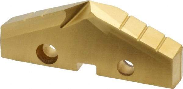 Allied Machine and Engineering - 2-1/4" Diam x 5/16" Thick, Seat Code 4, 132° Included Angle Spade Drill Insert - TiN Coated, High Speed Steel, Series GEN2 T-A - USA Tool & Supply
