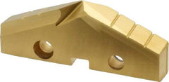 Allied Machine and Engineering - 2-1/4" Diam x 5/16" Thick, Seat Code 4, 132° Included Angle Spade Drill Insert - TiN Coated, High Speed Steel, Series GEN2 T-A - USA Tool & Supply