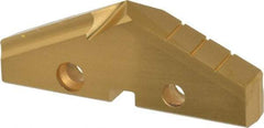 Allied Machine and Engineering - 2-7/16" Diam x 5/16" Thick, Seat Code 4, 132° Included Angle Spade Drill Insert - TiN Coated, High Speed Steel, Series GEN2 T-A - USA Tool & Supply