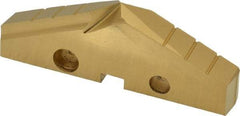 Allied Machine and Engineering - 2-15/32" Diam x 5/16" Thick, Seat Code 4, 132° Included Angle Spade Drill Insert - TiN Coated, High Speed Steel, Series GEN2 T-A - USA Tool & Supply
