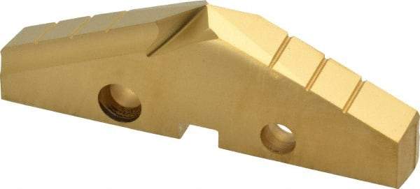 Allied Machine and Engineering - 2-9/16" Diam x 5/16" Thick, Seat Code 4, 132° Included Angle Spade Drill Insert - TiN Coated, High Speed Steel, Series GEN2 T-A - USA Tool & Supply