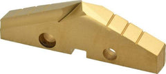 Allied Machine and Engineering - 2-9/16" Diam x 5/16" Thick, Seat Code 4, 132° Included Angle Spade Drill Insert - TiN Coated, High Speed Steel, Series GEN2 T-A - USA Tool & Supply