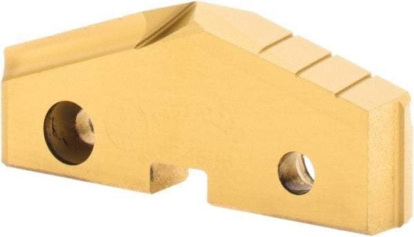 Allied Machine and Engineering - 2-15/16" Diam x 7/16" Thick, Seat Code 5, 144° Included Angle Spade Drill Insert - TiN Coated, High Speed Steel, Series GEN2 T-A - USA Tool & Supply