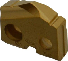 Allied Machine and Engineering - 33/64" Diam x 1/8" Thick, Seat Code 0, 132° Included Angle Spade Drill Insert - TiN Coated, Carbide, Grade K20, Series T-A - USA Tool & Supply