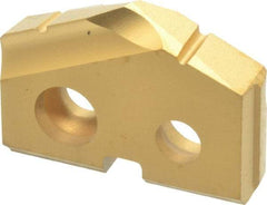 Allied Machine and Engineering - 15.5mm Diam x 1/8" Thick, Seat Code 0, 132° Included Angle Spade Drill Insert - TiN Coated, Carbide, Grade P40, Series T-A - USA Tool & Supply