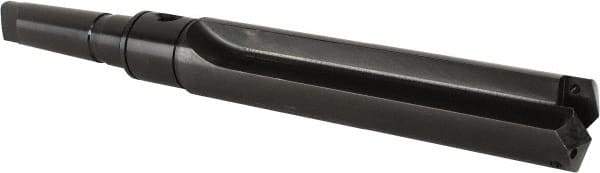 Allied Machine and Engineering - Series 5, 2-1/2 to 3-1/2" Diam, 5MT Taper Shank, Straight Flute Spade Drill - 10-3/4" Max Depth, 15-5/16" Body Length, 20-15/16" OAL, Standard Length, Through Coolant - USA Tool & Supply