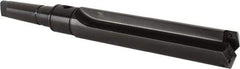 Allied Machine and Engineering - Series 5, 2-1/2 to 3-1/2" Diam, 5MT Taper Shank, Straight Flute Spade Drill - 10-3/4" Max Depth, 15-5/16" Body Length, 20-15/16" OAL, Standard Length, Through Coolant - USA Tool & Supply