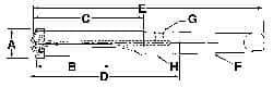 Allied Machine and Engineering - Series 2.5, 1-3/16 to 1-3/8" Diam, 3MT Taper Shank, Helical Flute Spade Drill - 7-3/8" Max Depth, 10-15/64" Body Length, 13-25/32" OAL, Standard Length, Through Coolant - USA Tool & Supply