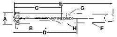 Allied Machine and Engineering - Series 2.5, 1-3/16 to 1-3/8" Diam, 4MT Taper Shank, Helical Flute Spade Drill - 7-3/8" Max Depth, 10-37/64" Body Length, 15-1/16" OAL, Standard Length, Through Coolant - USA Tool & Supply