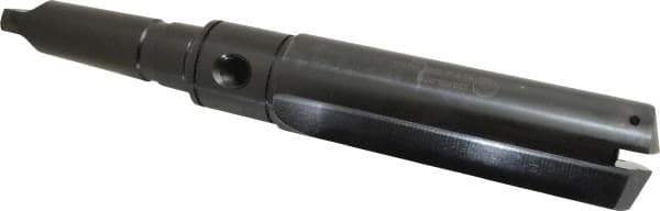 Allied Machine and Engineering - Series 5, 2-1/2 to 3-1/2" Diam, 5MT Taper Shank, Straight Flute Spade Drill - 6-3/4" Max Depth, 11-5/16" Body Length, 16-15/16" OAL, Short Length, Through Coolant - USA Tool & Supply