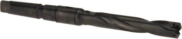 Allied Machine and Engineering - Series 1.5, 55/64 to 15/16" Diam, 3MT Taper Shank, Helical Flute Spade Drill - 4-3/4" Max Depth, 7-39/64" Body Length, 11-5/32" OAL, Intermediate Length, Through Coolant - USA Tool & Supply
