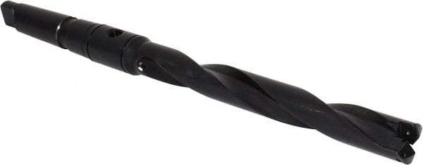 Allied Machine and Engineering - Series 1.5, 55/64 to 15/16" Diam, 3MT Taper Shank, Helical Flute Spade Drill - 6-3/4" Max Depth, 9-39/64" Body Length, 13-5/32" OAL, Standard Length, Through Coolant - USA Tool & Supply