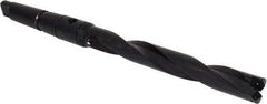 Allied Machine and Engineering - Series 1.5, 55/64 to 15/16" Diam, 3MT Taper Shank, Helical Flute Spade Drill - 6-3/4" Max Depth, 9-39/64" Body Length, 13-5/32" OAL, Standard Length, Through Coolant - USA Tool & Supply