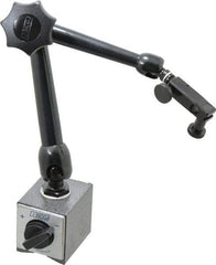 Noga - Fine Adjustment Indicator Positioner & Holder - Articulated Arm, 55mm Base Height - USA Tool & Supply