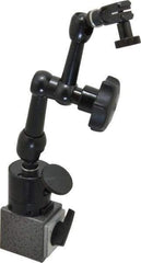 Noga - 320 N Magnetic Force, Fine Adjustment Indicator Positioner & Holder with Base - Articulated Arm, Rectangular Base, 35mm Base Height, 40mm Base Length, 30mm Base Width - USA Tool & Supply