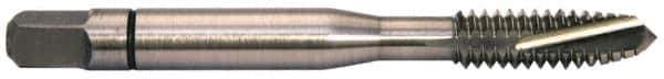 Balax - #10-32 UNF, 3 Flute, Bright Finish, Powdered Metal Spiral Point Tap - Plug Chamfer, Right Hand Thread, 2-3/8" OAL, 0.64" Thread Length, 0.194" Shank Diam, Series BX150 - Exact Industrial Supply