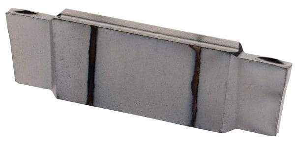 Iscar - DGN1002 J IC328 Grade, 0.0394" Cutting Width, Carbide Cutoff Insert - 0° Neutral Lead Angle, 0.0063" Cnr Rad, TiCN Coated - USA Tool & Supply