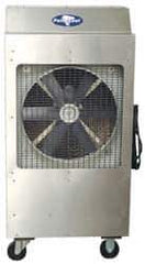 RollSeal - 18" Blade, 10 Gal Capacity, 1/3 hp, 3,000 CFM Evaporative Cooler - 6 Amp Rating, 115 Volts, Variable Speed - USA Tool & Supply