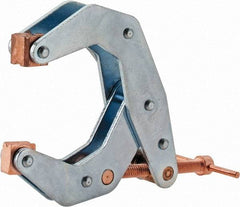 Kant Twist - 700 Lb, 2-7/16" Max Opening, 2" Open Throat Depth, 1-13/16" Closed Throat Depth, Cantilever Clamp - High Tensile Steel Jaw, T-Handle, 4-1/8" OAL, 4-1/16" Max Width - USA Tool & Supply