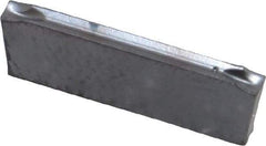 Iscar - DGN2202 J IC908 Grade, 0.0866" Cutting Width, Carbide Cutoff Insert - 0° Neutral Lead Angle, 0.0079" Cnr Rad, TiAlN Coated, Double End - USA Tool & Supply