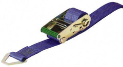 Wesco Industrial Products - 12' Long x 2-1/8" Wide, 1 Ply, Nylon Web Sling - Blue, with Delta Rings - USA Tool & Supply