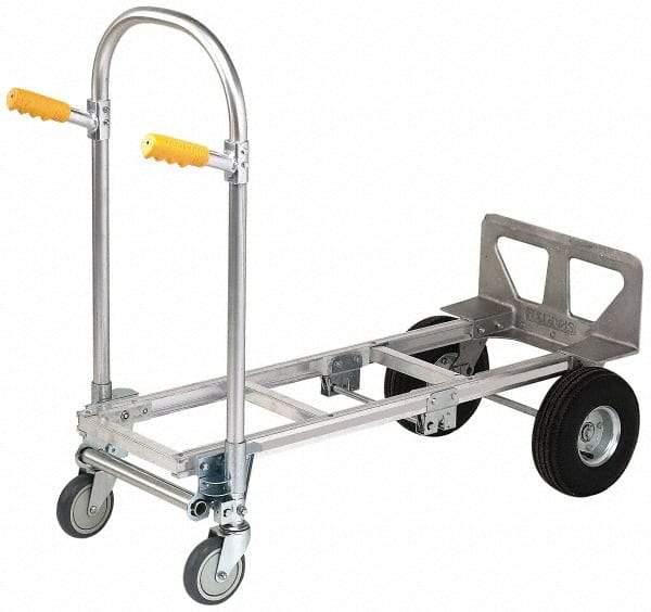 Value Collection - 51-3/4" OAH Hand Truck - Dual Grip/Loop Handle, Aluminum - USA Tool & Supply