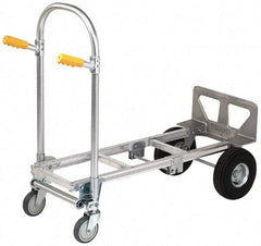 Value Collection - 51-3/4" OAH Hand Truck - Dual Grip/Loop Handle, Aluminum - USA Tool & Supply