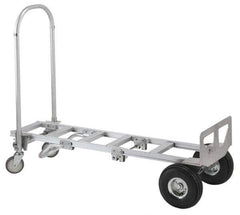 Value Collection - 61-1/2" OAH Hand Truck - Dual Loop Handle, Aluminum - USA Tool & Supply