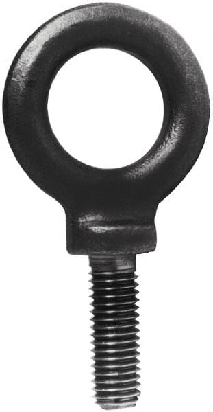 Made in USA - Steel, M20x2.50 Thread, Fixed Lifting Eye Bolt - USA Tool & Supply